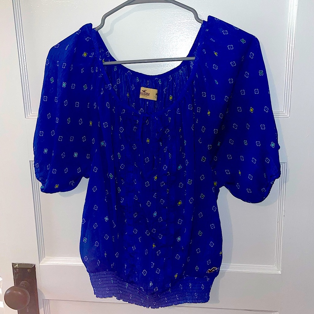 Sheer Blue Top